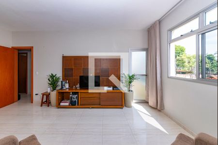 Sala de apartamento à venda com 3 quartos, 110m² em Estrela Dalva, Belo Horizonte