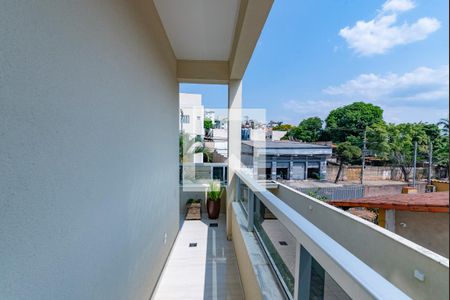 Varanda da Sala de apartamento à venda com 3 quartos, 110m² em Estrela Dalva, Belo Horizonte