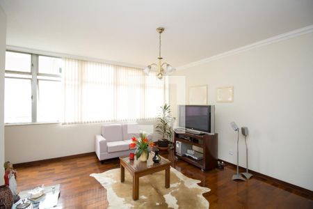 Sala 1 de apartamento à venda com 4 quartos, 160m² em Funcionários, Belo Horizonte