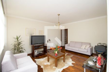 Sala 1 de apartamento à venda com 4 quartos, 160m² em Funcionários, Belo Horizonte