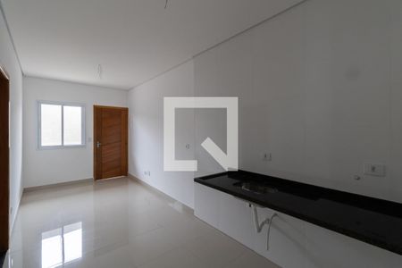 Sala e Cozinha Integrada de apartamento para alugar com 2 quartos, 43m² em Vila Costa Melo, São Paulo