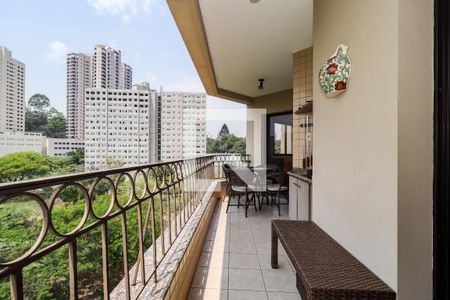 Varanda da Sala de apartamento à venda com 4 quartos, 150m² em Vila Suzana, São Paulo