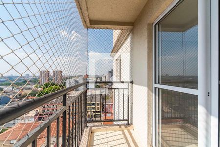 Varanda da Sala de apartamento à venda com 2 quartos, 55m² em Vila Homero Thon, Santo André