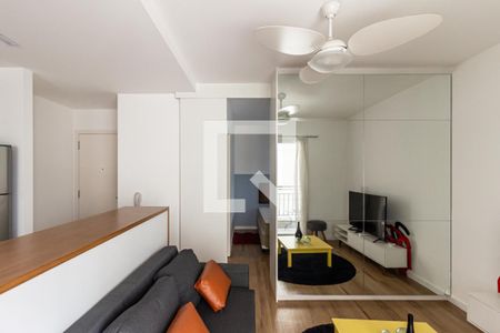 Sala de apartamento para alugar com 1 quarto, 41m² em Consolação, São Paulo