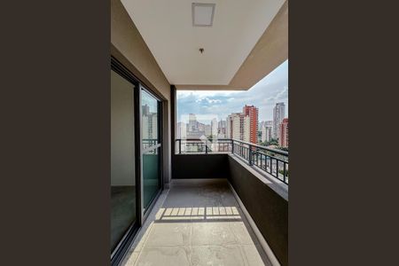 Varanda da Sala/Quarto de kitnet/studio à venda com 1 quarto, 30m² em Vila Mariana - Chácara Klabin, São Paulo