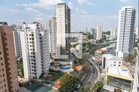 Vista da varanda de kitnet/studio à venda com 1 quarto, 30m² em Vila Mariana - Chácara Klabin, São Paulo