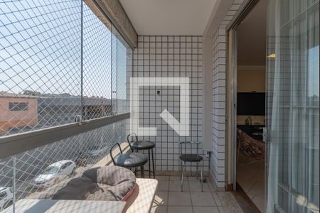 Varanda da Sala de apartamento à venda com 4 quartos, 154m² em Jaraguá, Belo Horizonte