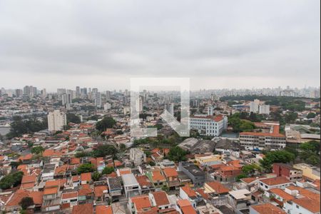 Varanda da sala de apartamento à venda com 2 quartos, 56m² em Vila Dom Pedro I, São Paulo