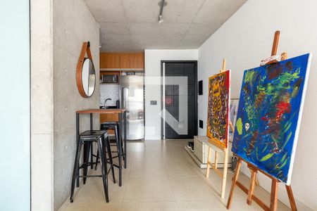 Sala de apartamento à venda com 1 quarto, 69m² em Itaim Bibi, São Paulo