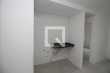 Sala/Cozinha de apartamento à venda com 1 quarto, 33m² em Cidade Mãe do Céu, São Paulo