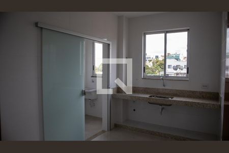 Cozinha de apartamento à venda com 3 quartos, 90m² em Jardim da Cidade, Betim