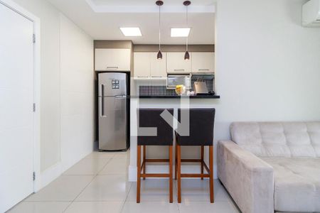 Sala de apartamento à venda com 1 quarto, 51m² em Vila Gertrudes, São Paulo