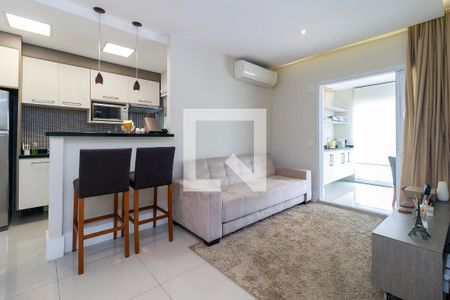 Sala de apartamento à venda com 1 quarto, 51m² em Vila Gertrudes, São Paulo