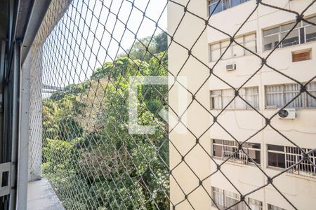 Sala vista de apartamento para alugar com 3 quartos, 130m² em Humaitá, Rio de Janeiro