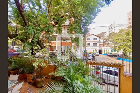 Sala vista de apartamento à venda com 3 quartos, 105m² em Jardim Botânico, Rio de Janeiro