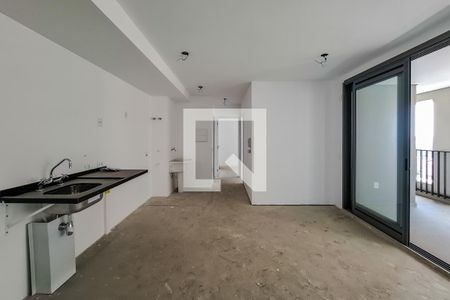 sala cozinha de apartamento para alugar com 2 quartos, 63m² em Vila Mariana, São Paulo