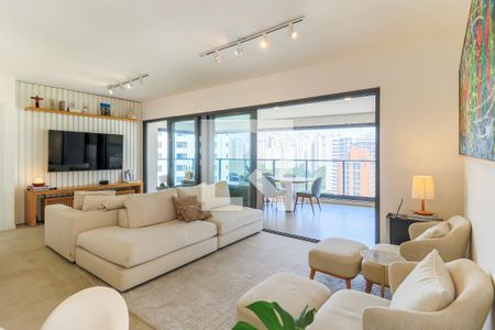 Sala de apartamento para alugar com 2 quartos, 117m² em Campo Belo, São Paulo