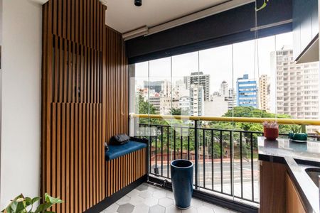 Varanda de apartamento à venda com 1 quarto, 39m² em Campos Elíseos, São Paulo