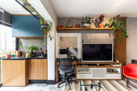 Sala de apartamento à venda com 1 quarto, 39m² em Campos Elíseos, São Paulo