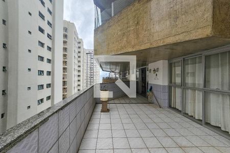 Varanda de apartamento para alugar com 3 quartos, 164m² em Barra Funda, Guarujá