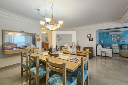 Sala de apartamento para alugar com 3 quartos, 164m² em Barra Funda, Guarujá