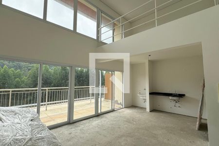 Sala de apartamento à venda com 1 quarto, 81m² em Tamboré, Barueri