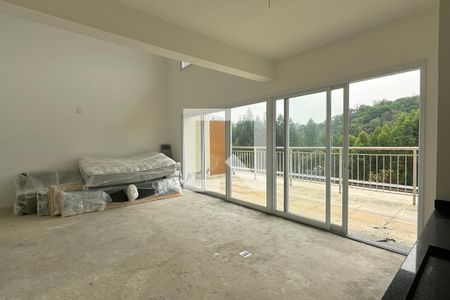 Sala de apartamento à venda com 1 quarto, 81m² em Tamboré, Barueri