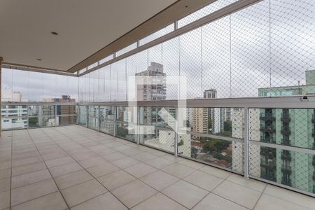 varanda de apartamento à venda com 4 quartos, 214m² em Indianópolis, São Paulo