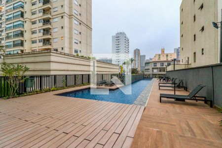 Área comum - Piscina de kitnet/studio à venda com 1 quarto, 28m² em Vila Cordeiro, São Paulo