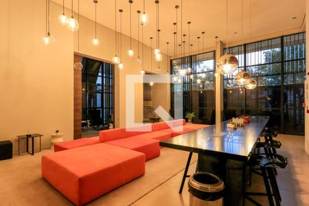 Área comum - Coworking de kitnet/studio à venda com 1 quarto, 28m² em Vila Cordeiro, São Paulo