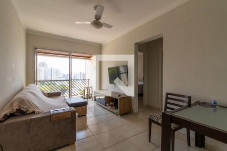 Sala de apartamento à venda com 1 quarto, 62m² em Bosque, Campinas