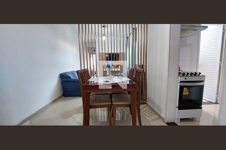 Sala de Jantar de apartamento à venda com 2 quartos, 67m² em Vila Alzira, Santo André