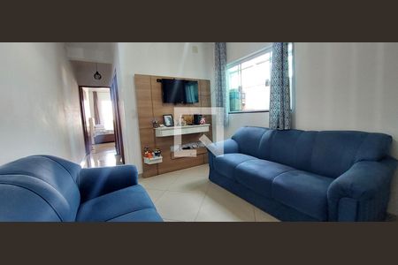 Sala de apartamento à venda com 2 quartos, 67m² em Vila Alzira, Santo André