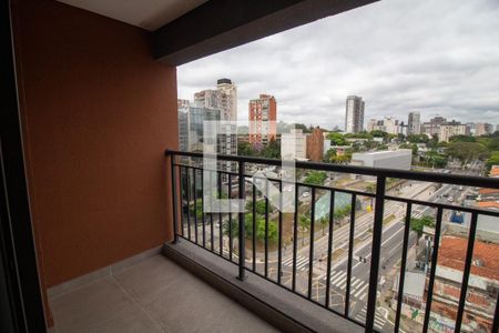 Terraço de kitnet/studio à venda com 1 quarto, 27m² em Santo Amaro, São Paulo