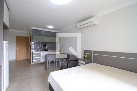 Suíte/Cozinha de kitnet/studio para alugar com 1 quarto, 34m² em Jardim Sao Luiz, Ribeirão Preto