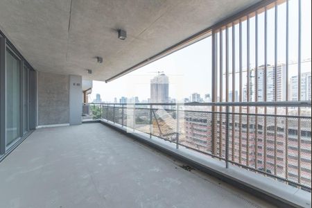 Varanda de apartamento à venda com 4 quartos, 197m² em Jardim das Acacias, São Paulo