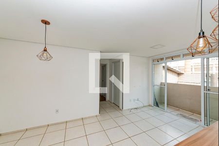 Sala de apartamento à venda com 2 quartos, 57m² em Jk, Contagem