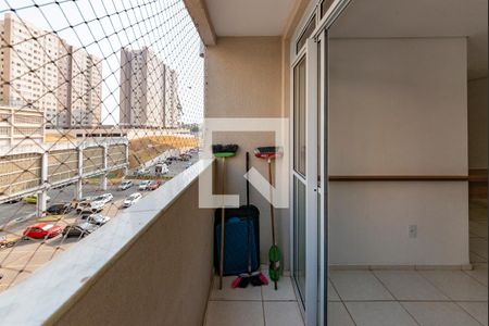 Varanda da Sala de apartamento à venda com 2 quartos, 57m² em Jk, Contagem