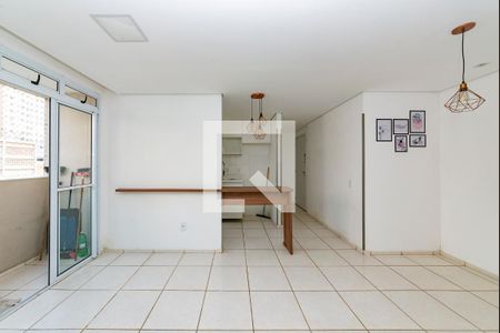 Sala de apartamento à venda com 2 quartos, 57m² em Jk, Contagem