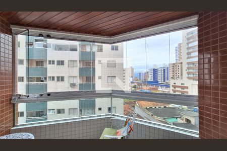 Vista da sala de apartamento para alugar com 2 quartos, 88m² em Aviação, Praia Grande