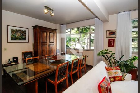 Sala de apartamento à venda com 5 quartos, 160m² em Sion, Belo Horizonte