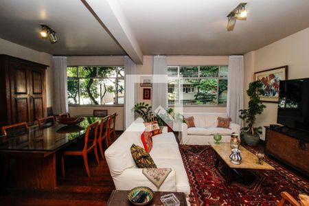 Sala de apartamento à venda com 5 quartos, 160m² em Sion, Belo Horizonte