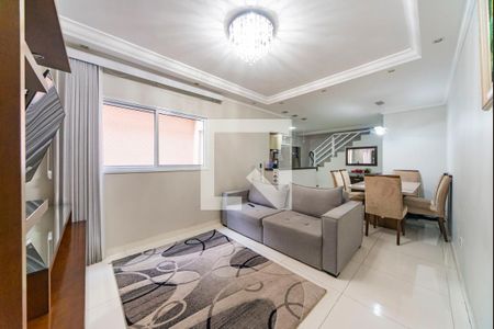 Sala de apartamento para alugar com 3 quartos, 172m² em Vila Scarpelli, Santo André