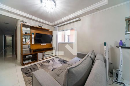 Sala de apartamento para alugar com 3 quartos, 172m² em Vila Scarpelli, Santo André