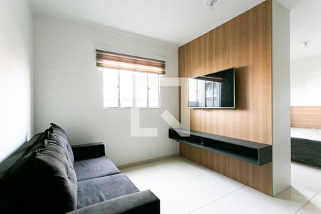 Sala de apartamento para alugar com 1 quarto, 37m² em Vila Nova Manchester, São Paulo