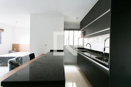 Cozinha de apartamento à venda com 1 quarto, 37m² em Vila Nova Manchester, São Paulo