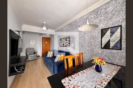 Sala de apartamento à venda com 2 quartos, 50m² em Campestre, Santo André