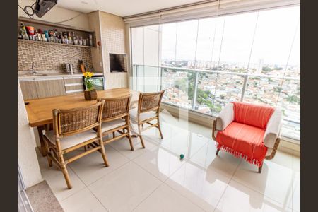 Varanda de apartamento à venda com 3 quartos, 107m² em Vila Lúcia Elvira, São Paulo