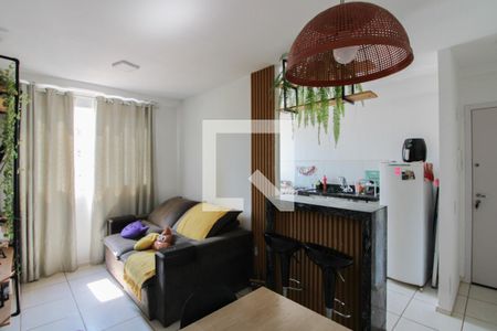 Sala de apartamento à venda com 2 quartos, 53m² em Mantiqueira, Belo Horizonte