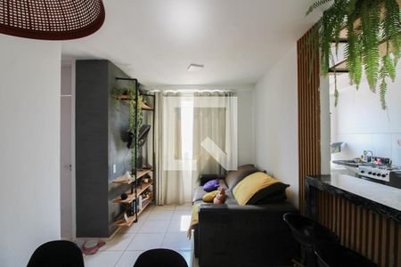 Sala de apartamento à venda com 2 quartos, 53m² em Mantiqueira, Belo Horizonte